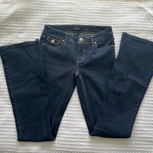White House | Black Market Skinny Flare Jeans Sz 0R